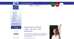 Desktop Screenshot of haus-am-meer-helgoland.de